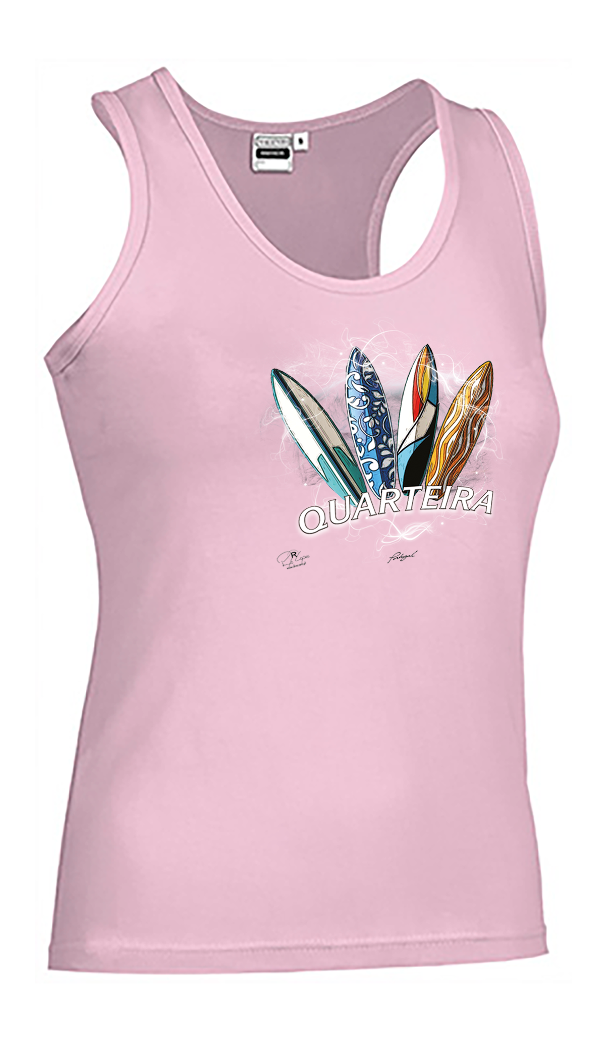 T-shirt Alças Senhora Surfboards Quarteira