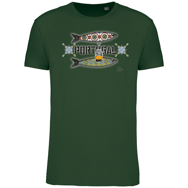 T-Shirt Algodão Biológico Duas Sardinhas Coimbra