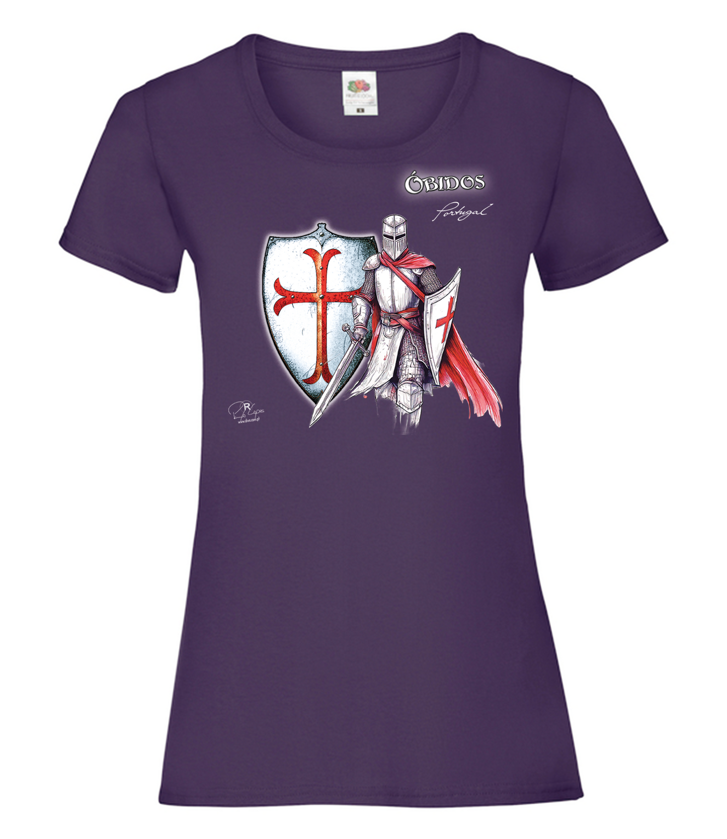 T-shirt Senhora Templário Óbidos