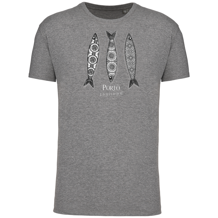 T-Shirt Algodão Biológico 3 Sardinhas Porto