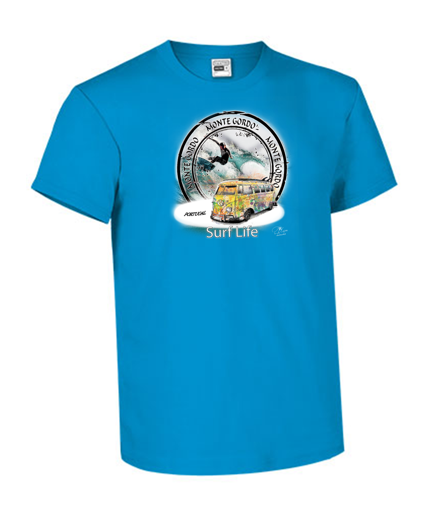 T-shirt Kids Surf Life Monte Gordo