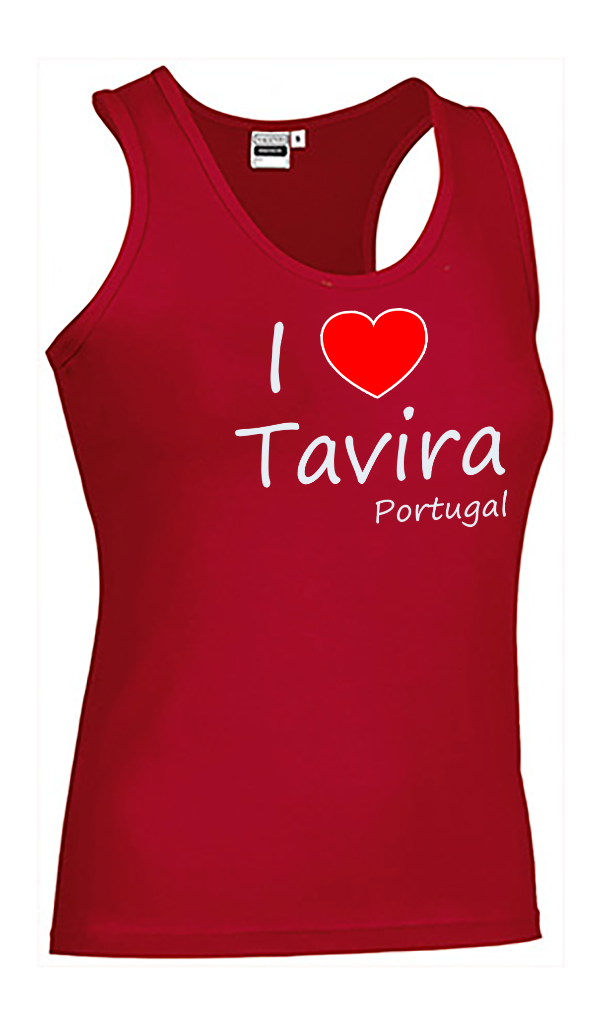T-shirt Alças Senhora I Love Tavira