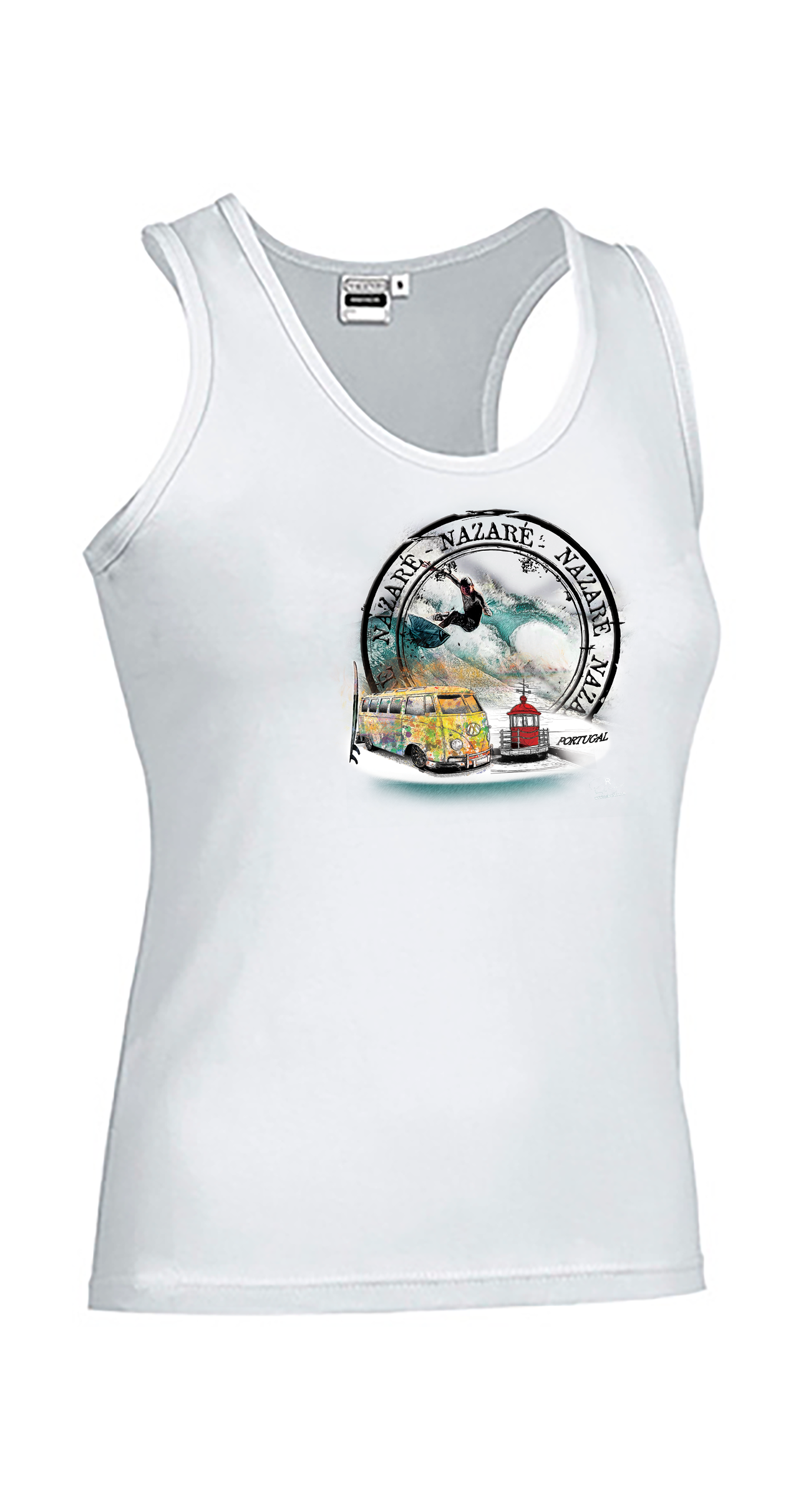 T-shirt Alças Senhora Surf Life Nazaré