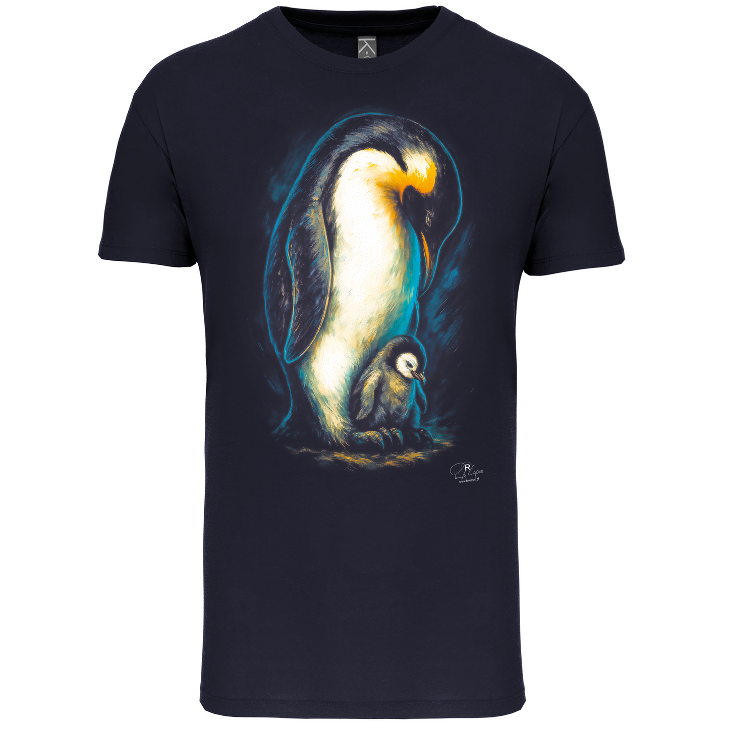 T-Shirt Algodão Biológico Pinguins