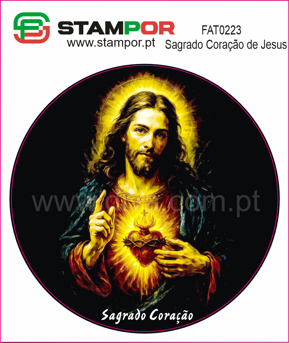Sticker Sagrado Coração de Jesus