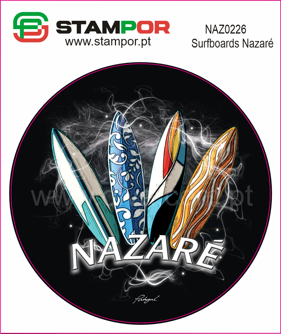 Sticker Surfboards Nazaré