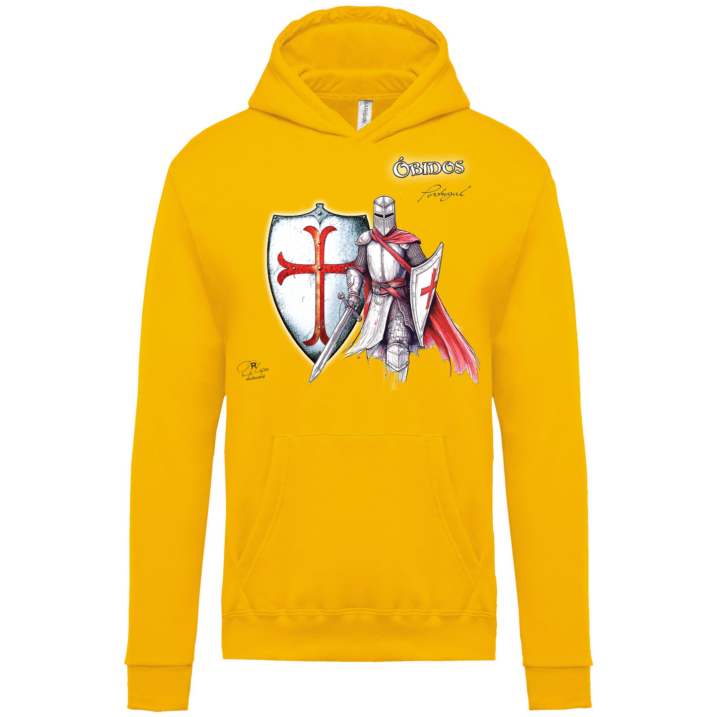Sweatshirt capuz Kariban Kids Templário Óbidos