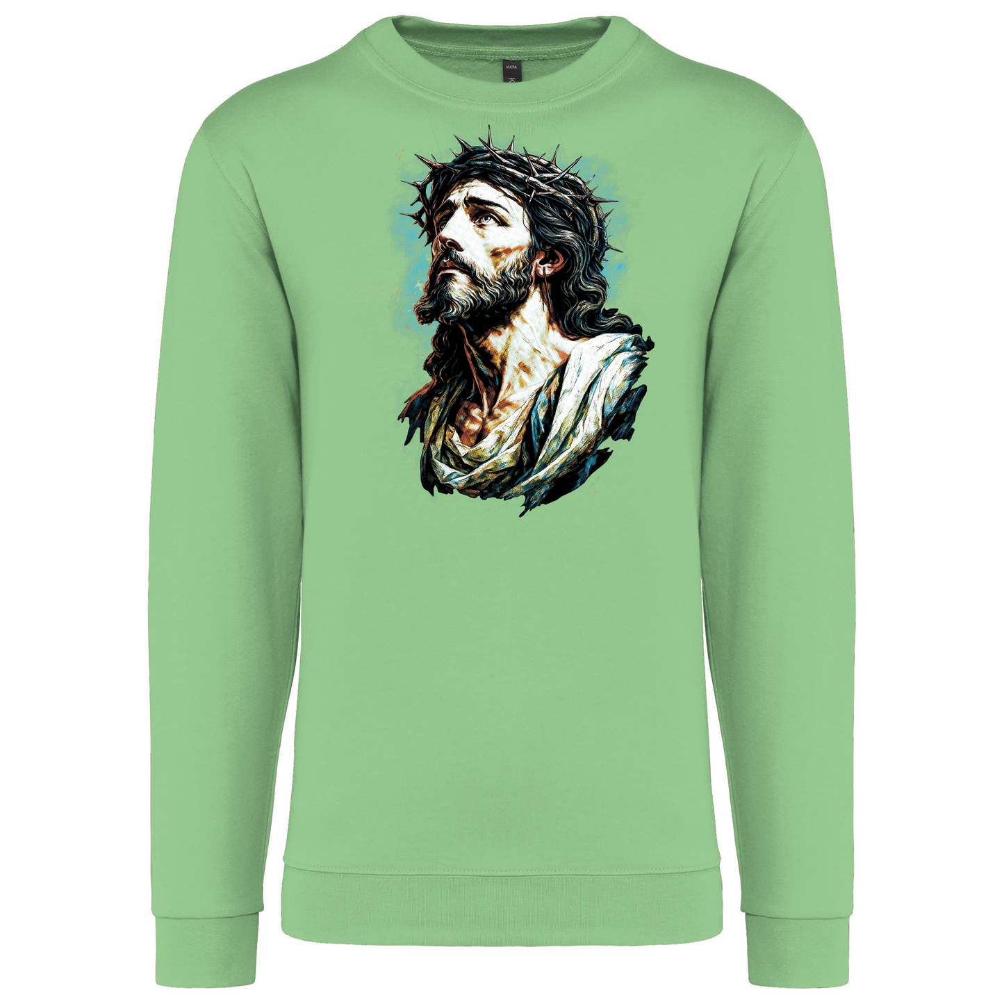 Sweatshirt Kariban sem Capuz Jesus Cristo