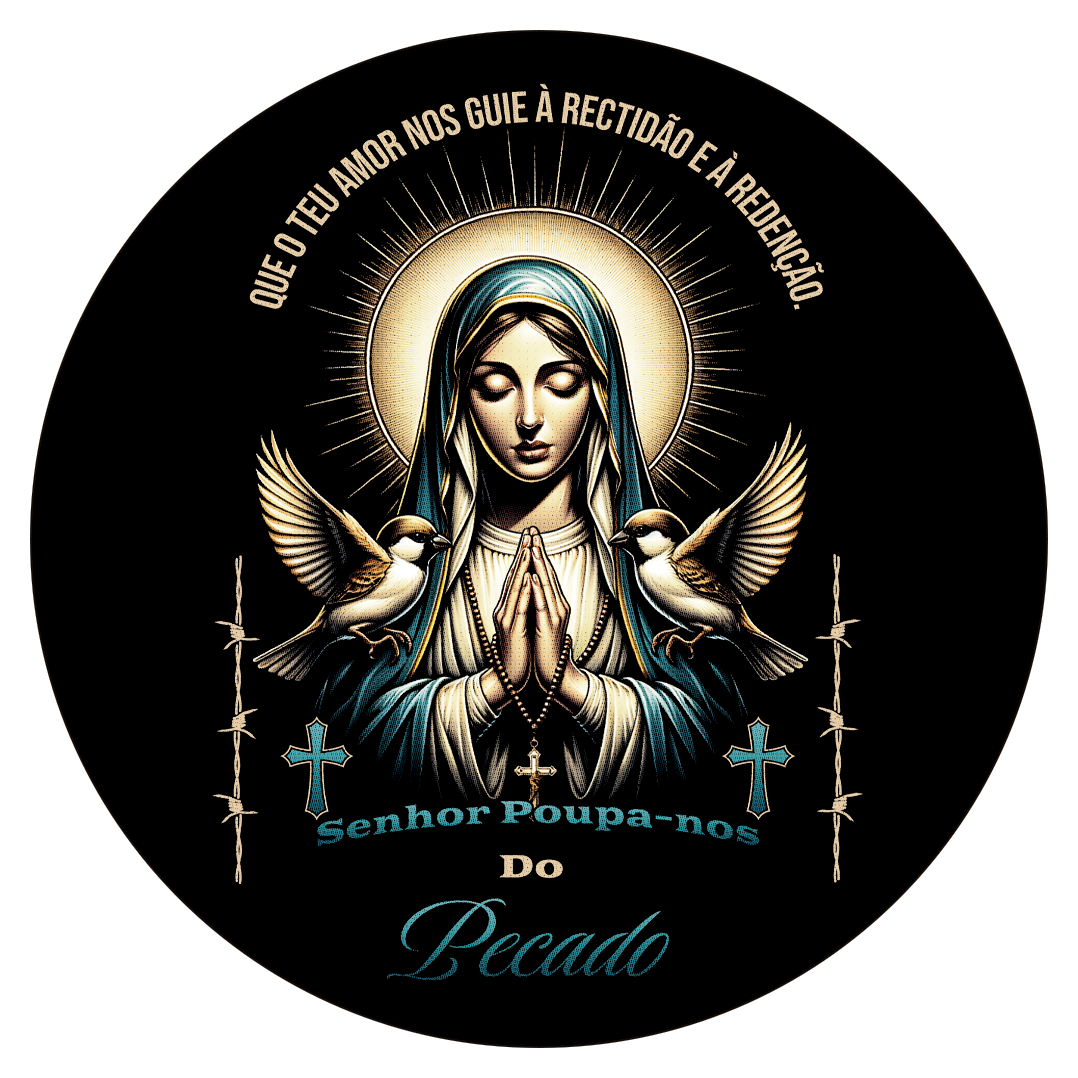 Autocolante Poupa-nos do Pecado