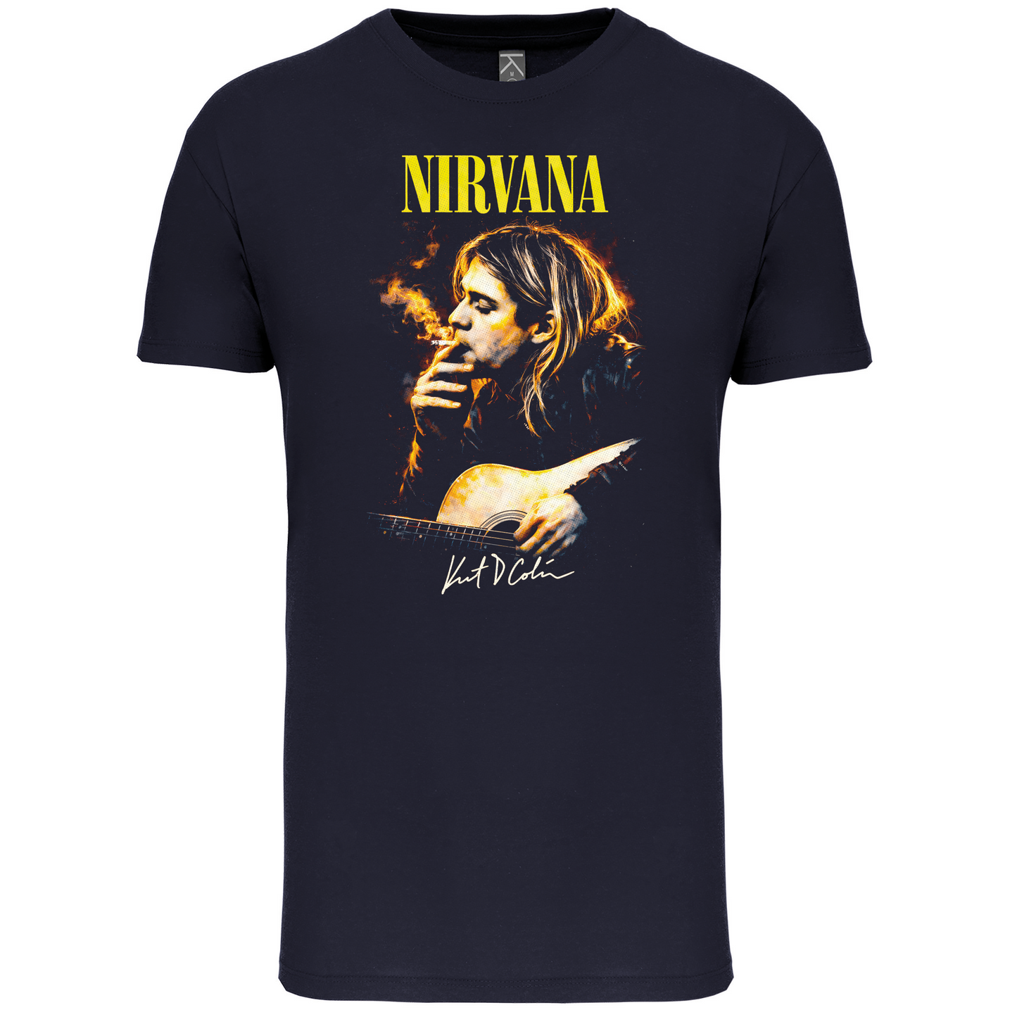 T-Shirt Algodão Biológico kurt Cobain