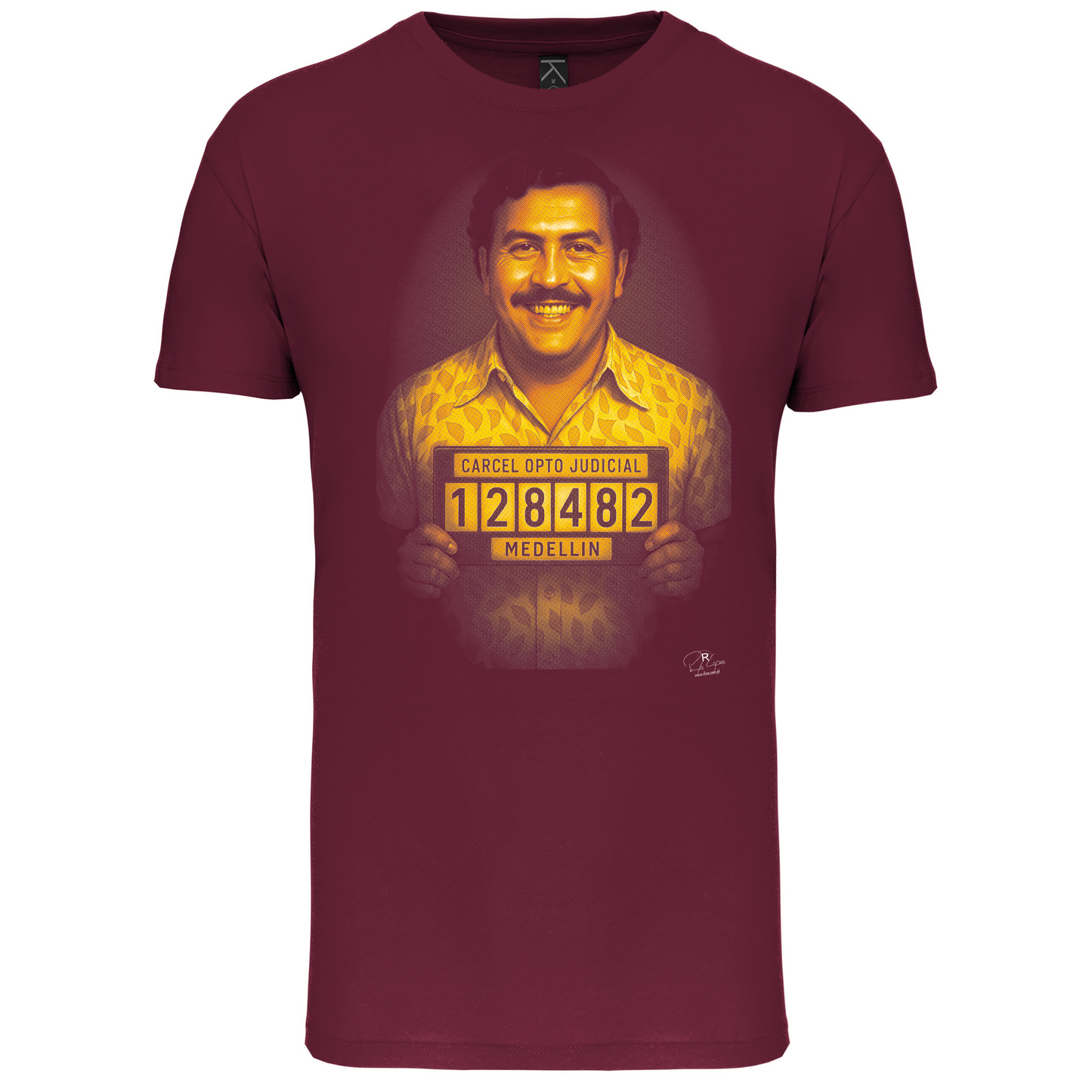 T-Shirt Algodão Biológico Pablo Escobar