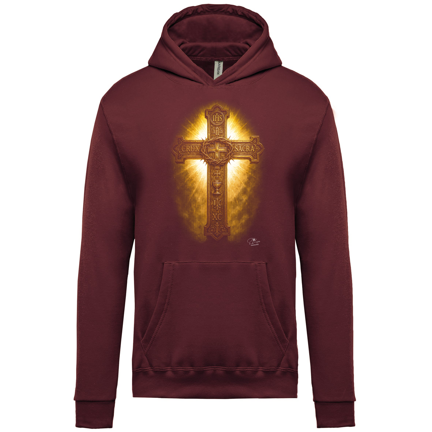 Sweatshirt capuz Kariban Kids Sagrada Cruz