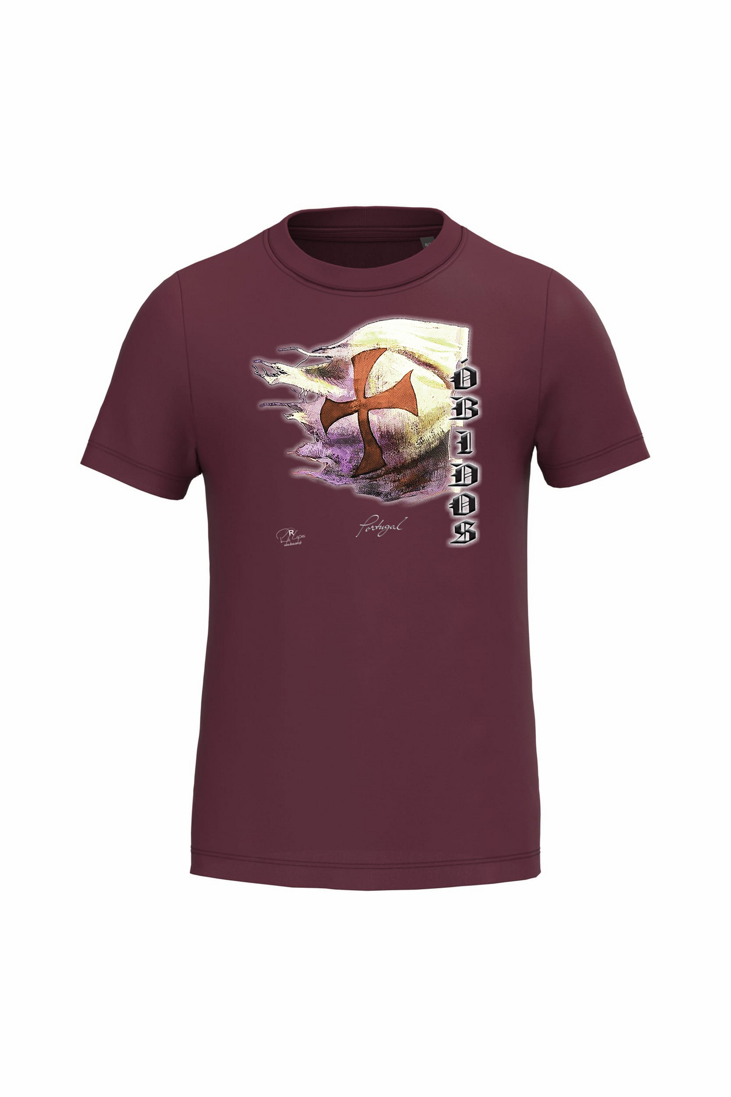 T-shirt de Criança Kariban Bandeira Templários