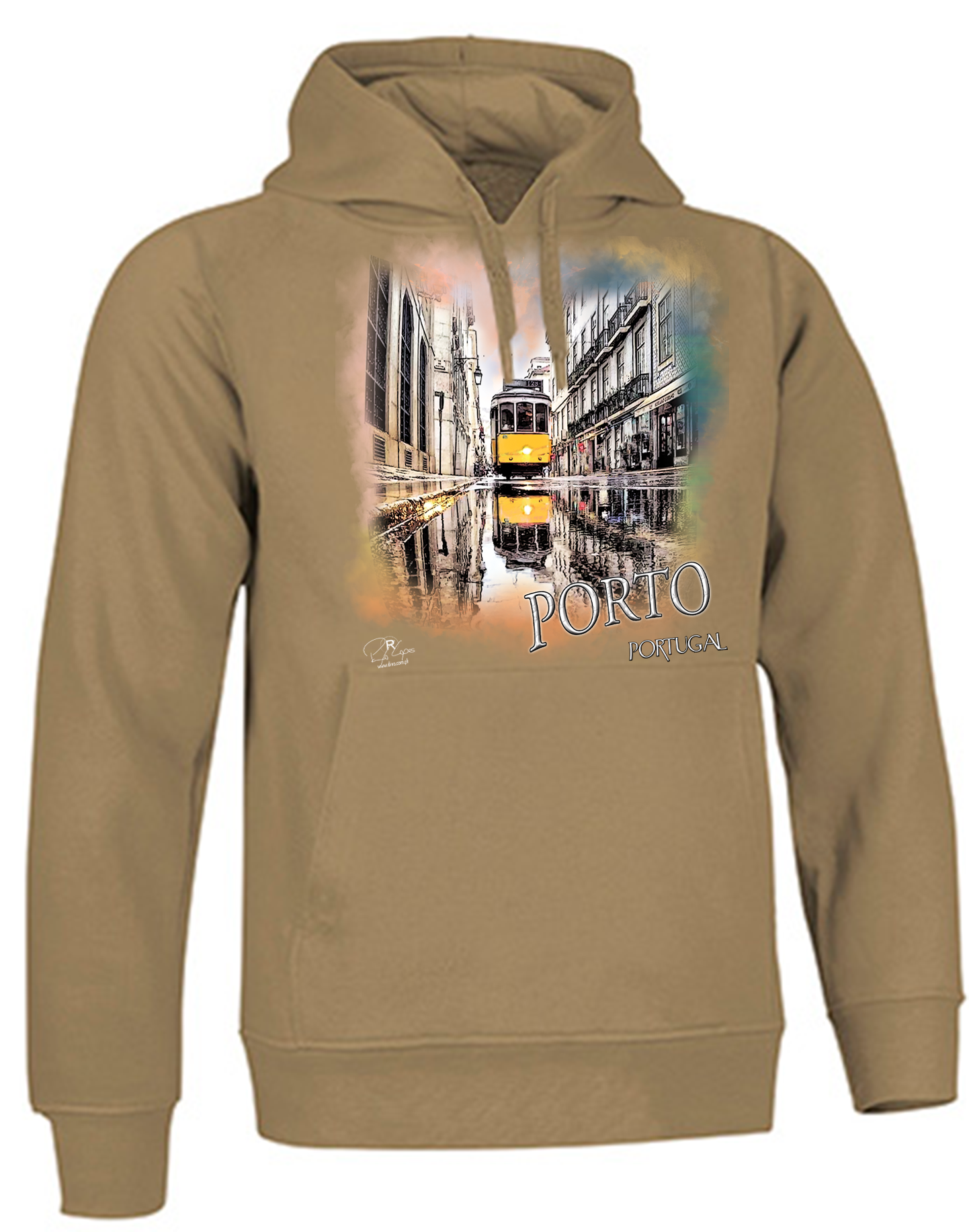 Sweatshirt Valento com Capuz, Espelho Lp