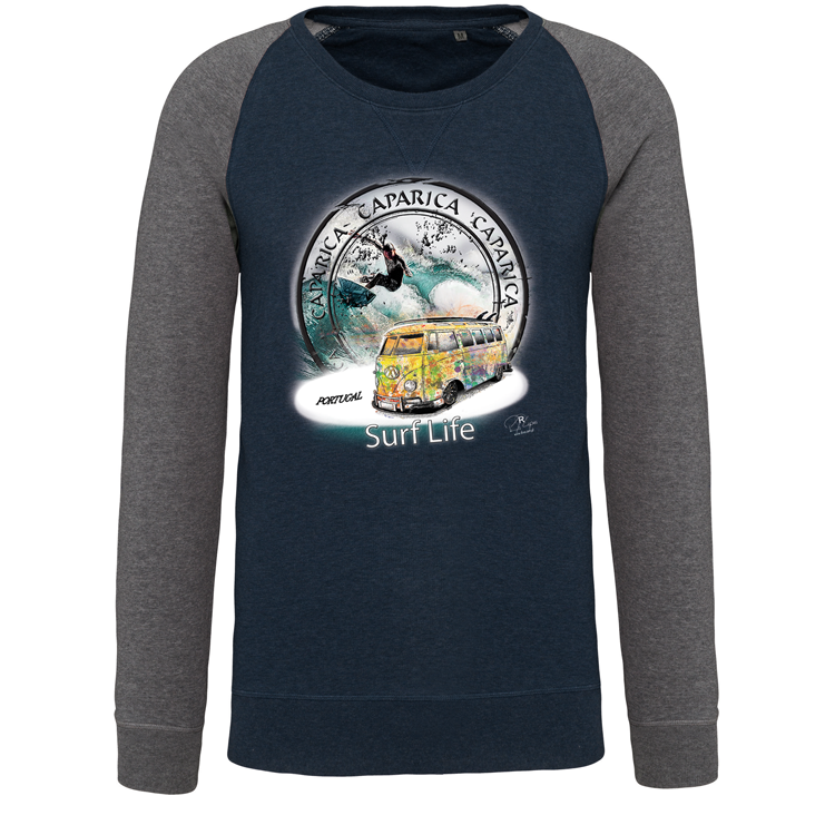 Sweatshirt sem capuz Surf Life Caparica