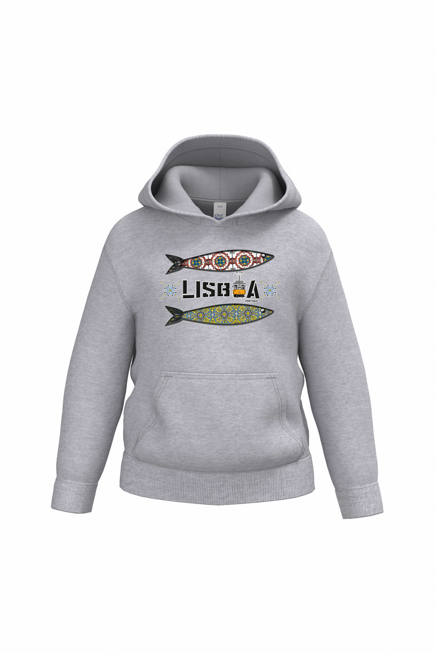 Sweatshirt com capuz Ideal Kids 2 Sardinhas Lisboa