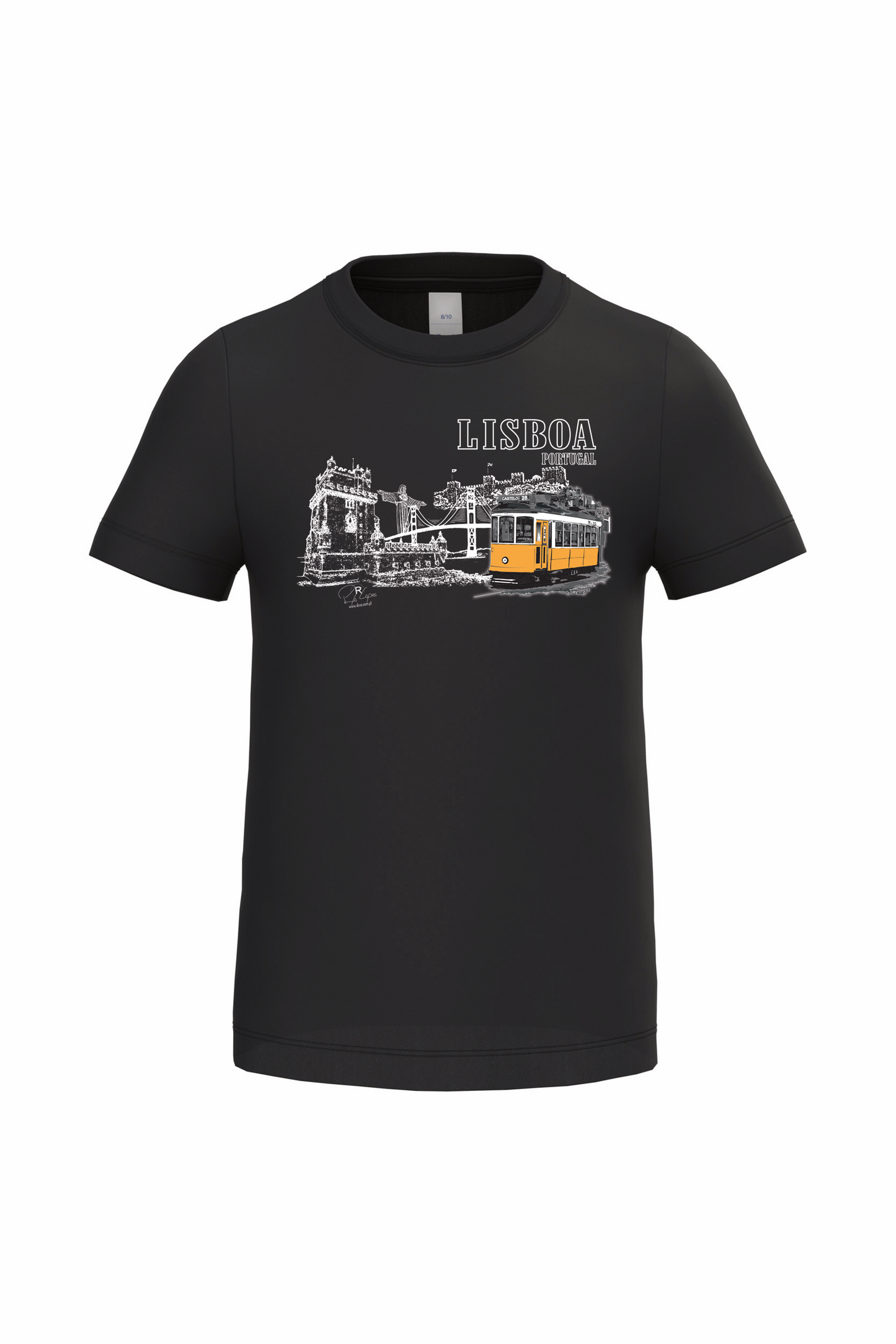 T-shirt Ideal Kids Monumentos Lisboa
