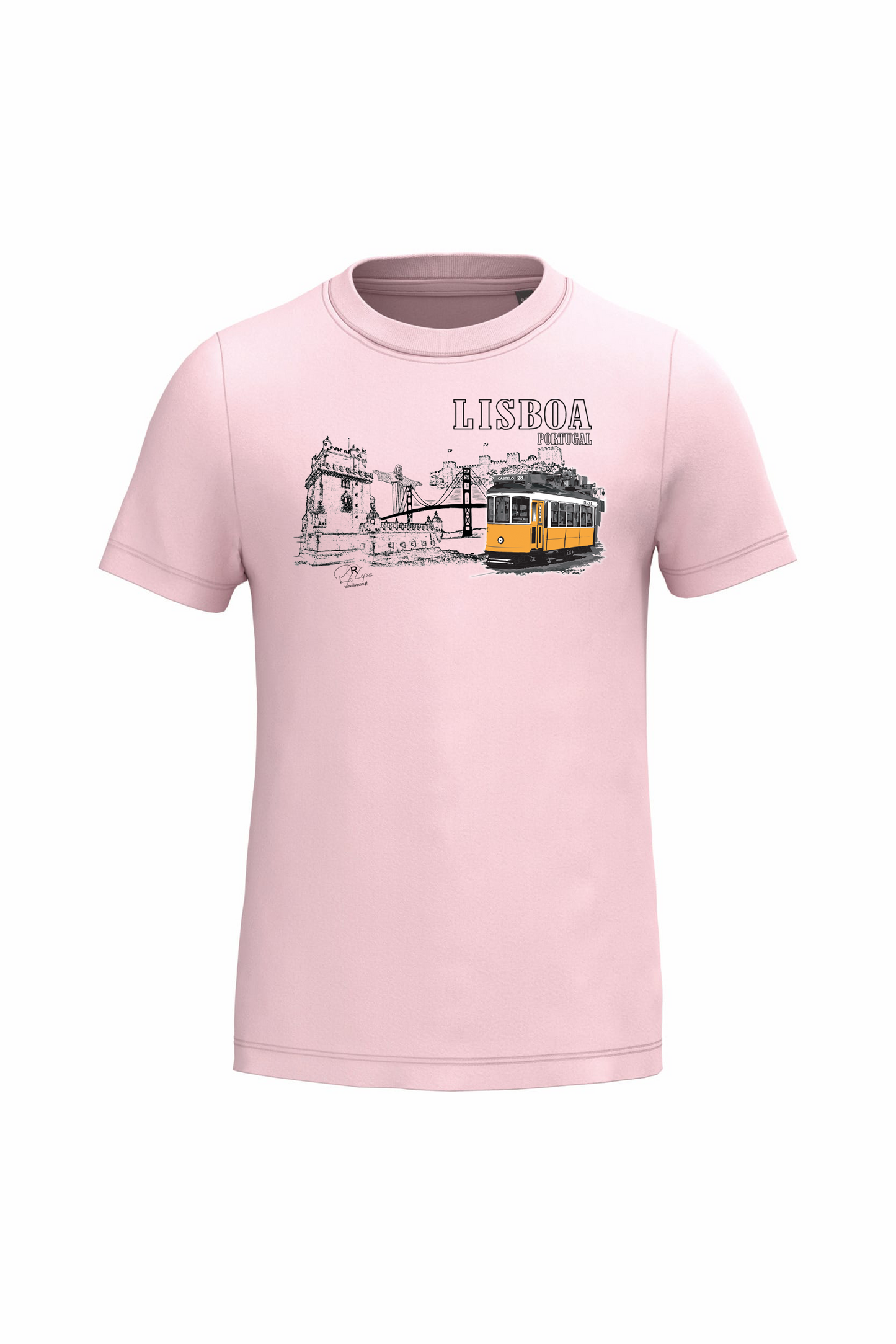 T-shirt de Criança Kariban Monumentos Lisboa