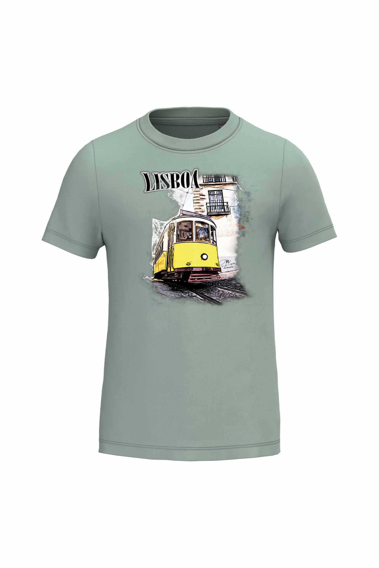 T-shirt de Criança Kariban Crazy Tram