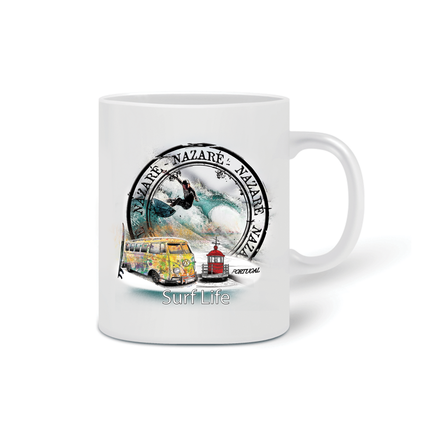 Caneca Surf Life Nazaré