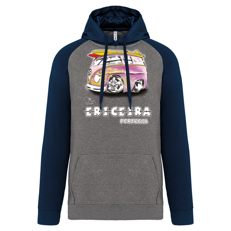 Sweatshirt Bicolor com capuz Gorduxinha Ericeira