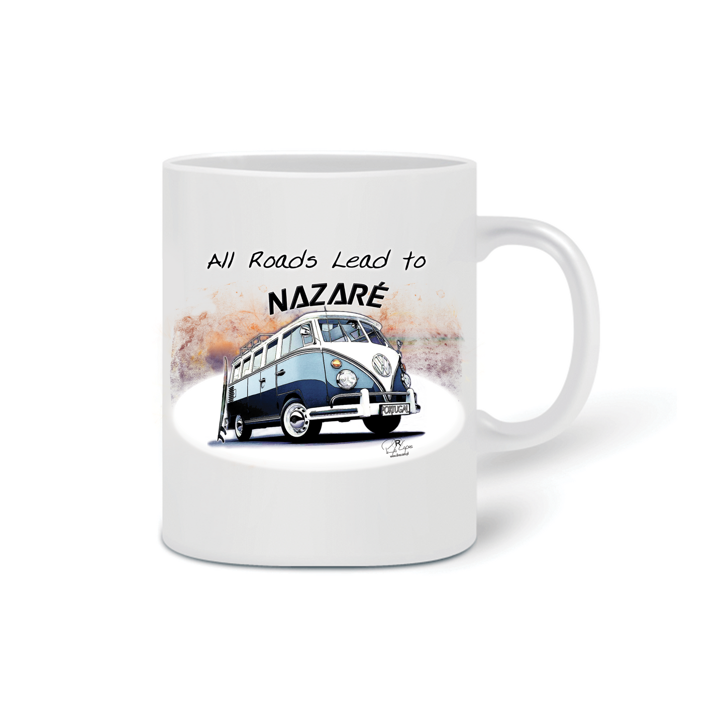 Caneca All Roads Lead to Nazaré