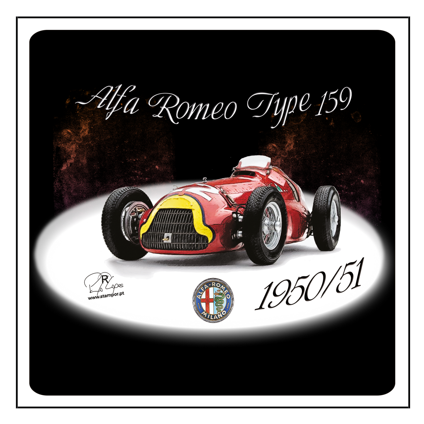 Postal Alfa Romeo Type 159