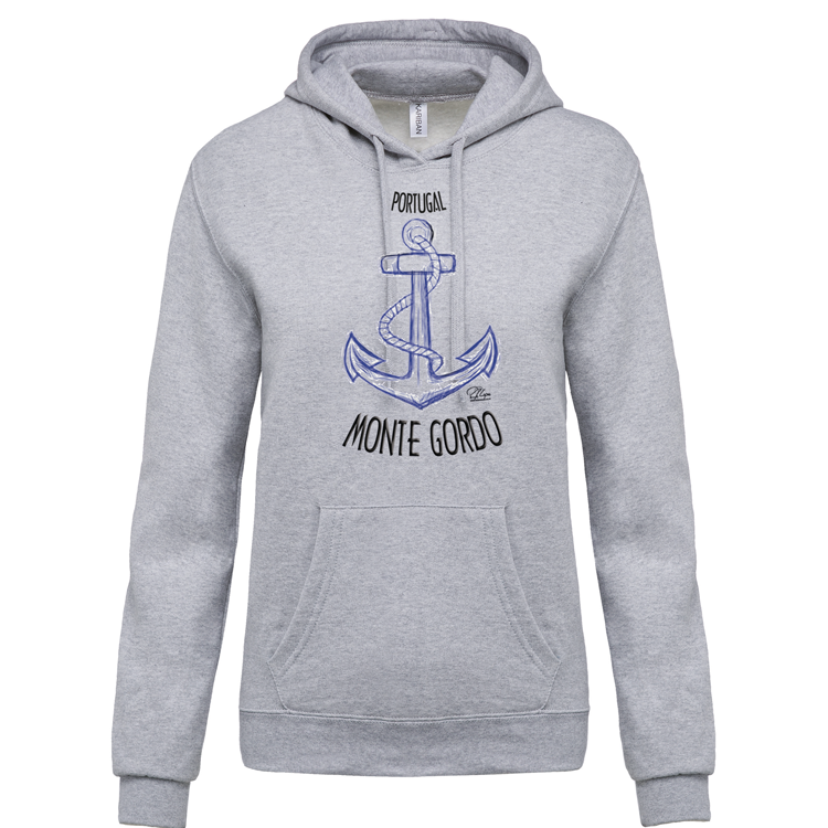 Sweatshirt Kariban com Capuz Âncora Monte Gordo