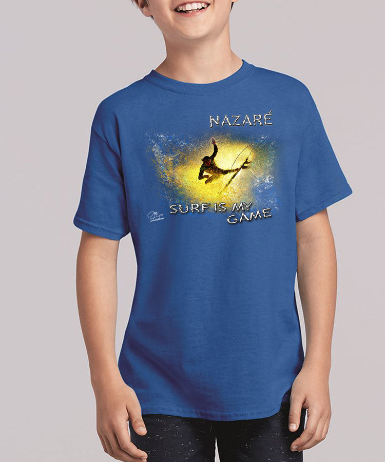 T-shirt Kids Surf is My Game Nazaré
