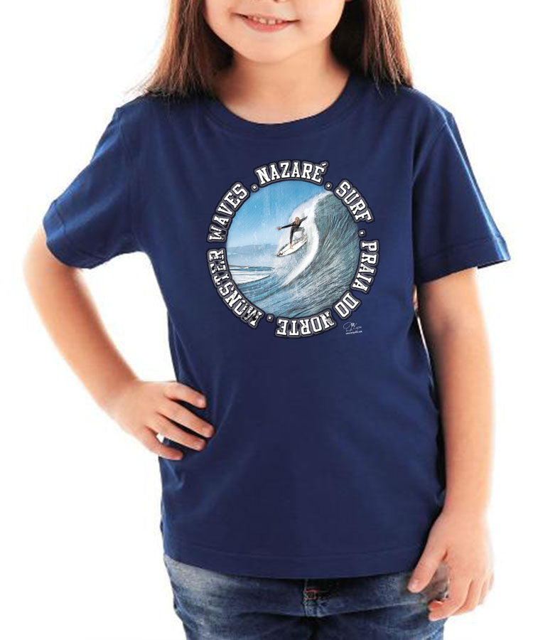 T-shirt Kids Monster Waves 2 Nazaré