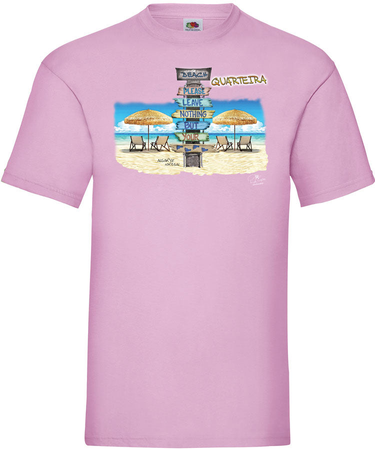 T-shirt Pegadas Quarteira