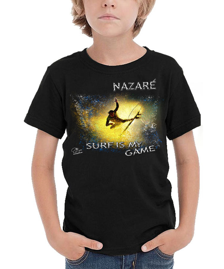 T-shirt Kids Surf is My Game Nazaré