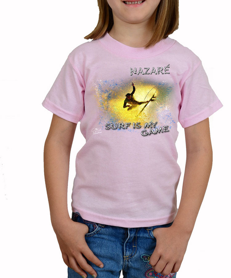 T-shirt Kids Surf is My Game Nazaré