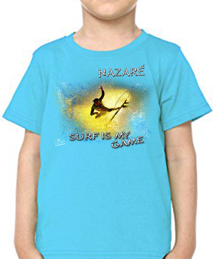 T-shirt Kids Surf is My Game Nazaré