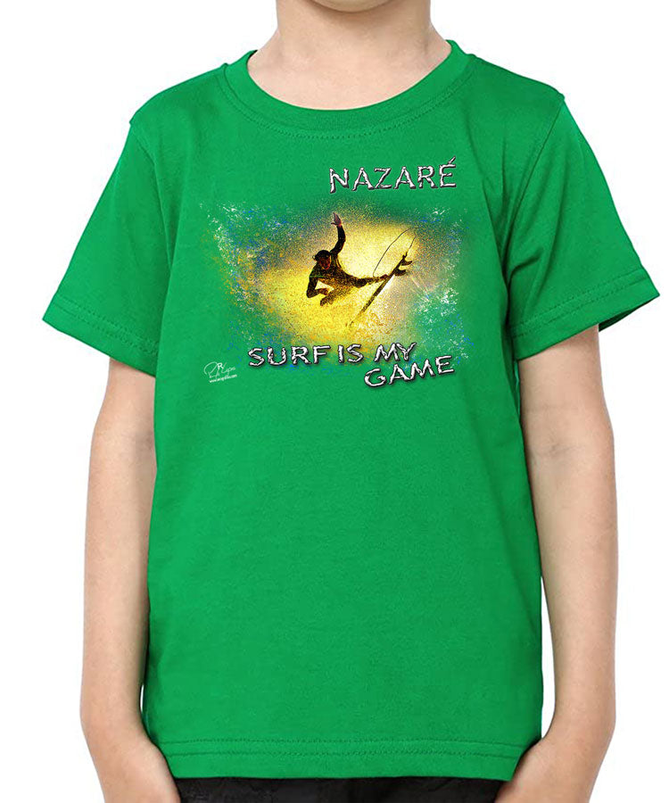 T-shirt Kids Surf is My Game Nazaré