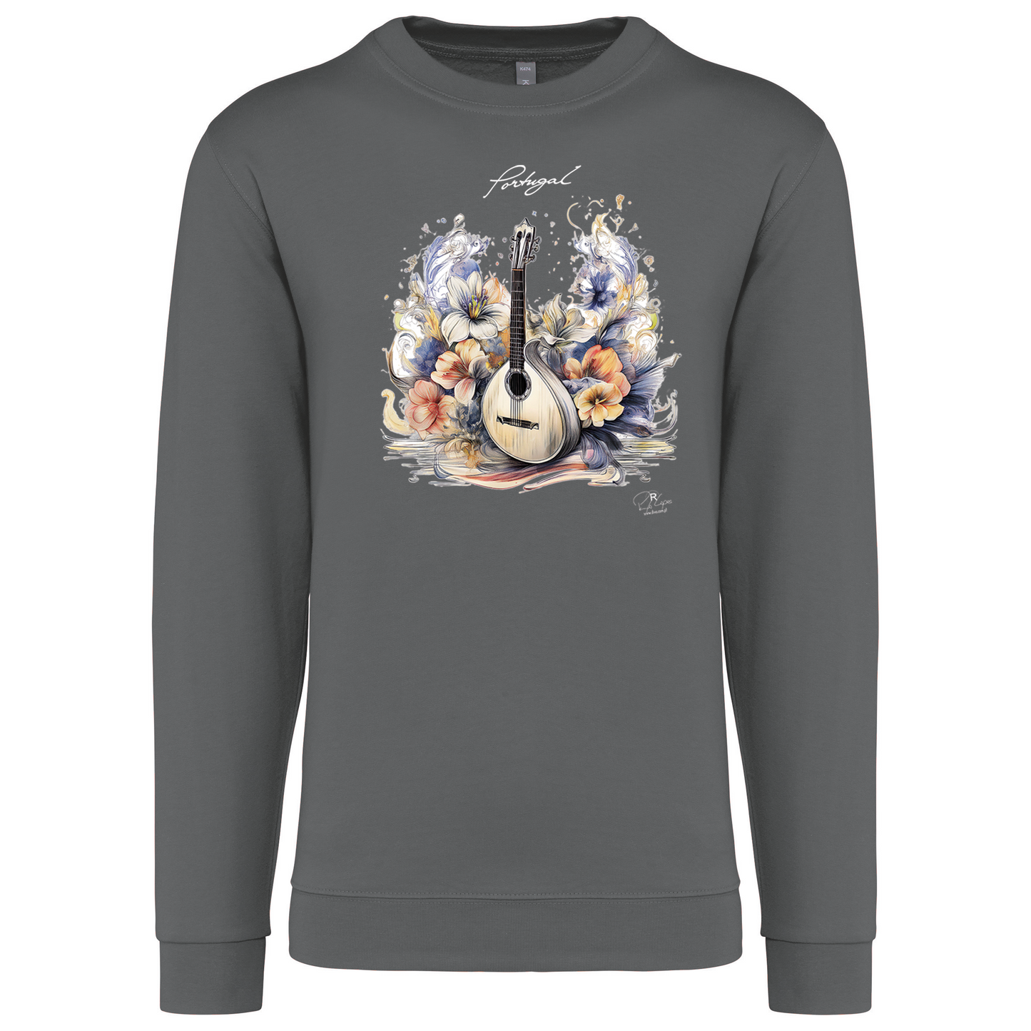 Sweatshirt Kariban sem Capuz Guitarra Portuguesa