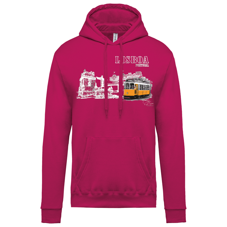 Sweatshirt Kariban com Capuz Monumentos Lx