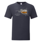 T-shirt Fruit of the Loom, Iconic, 150g, Carmo