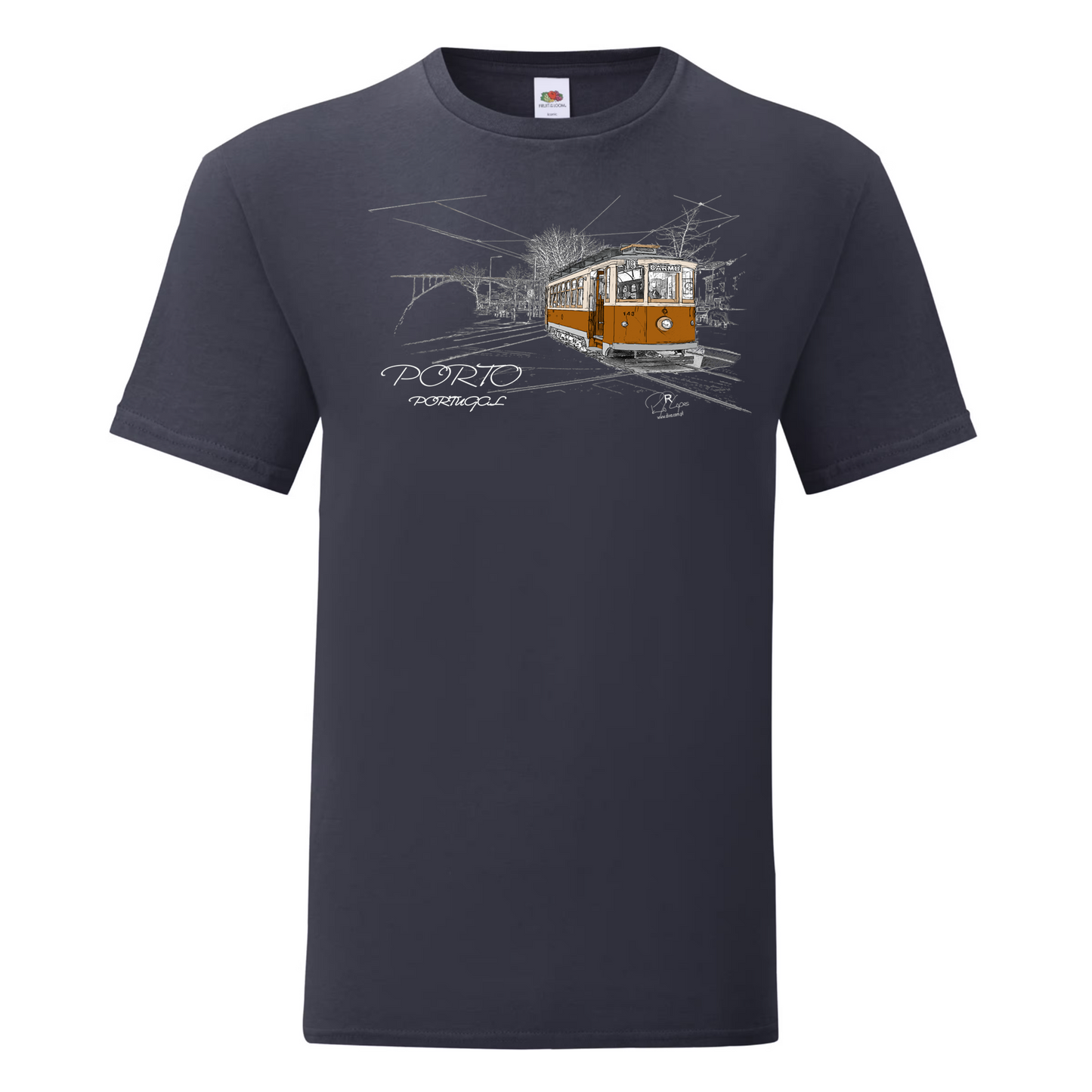 T-shirt Fruit of the Loom, Iconic, 150g, Carmo