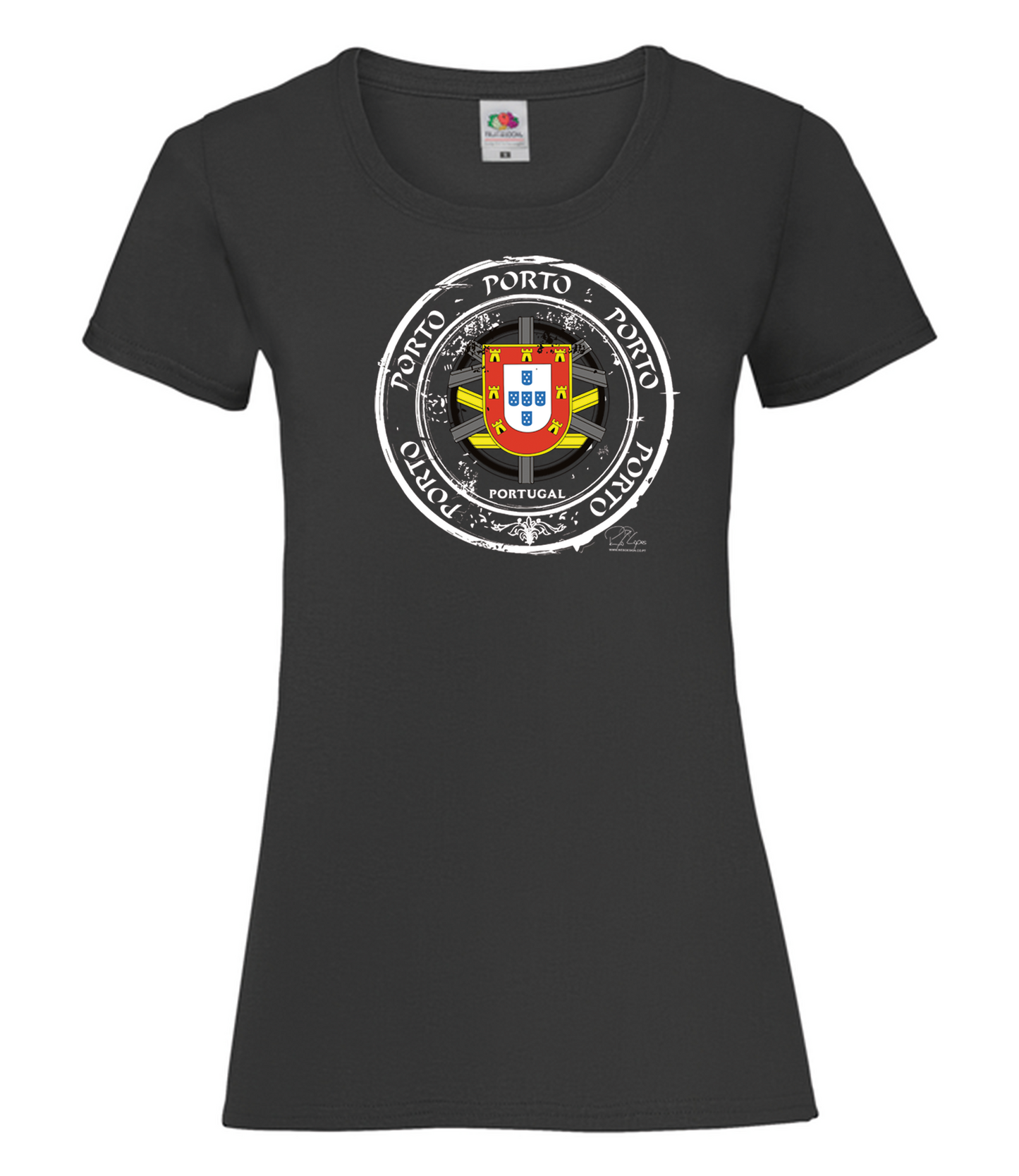 T-shirt Senhora Selo Escudo Porto