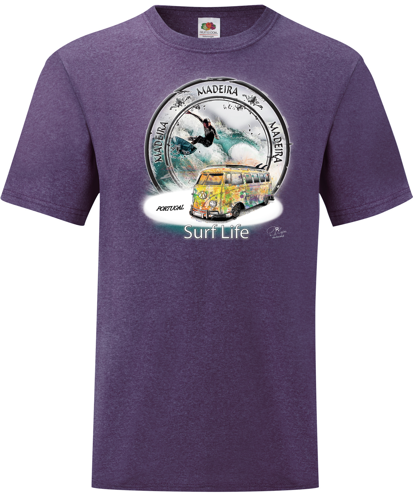 T-shirt Surf Life Madeira
