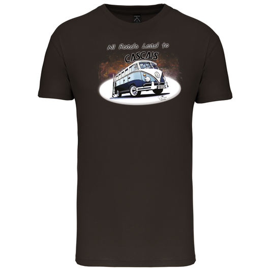 T-Shirt Algodão Biológico All Roads Lead to Cascais