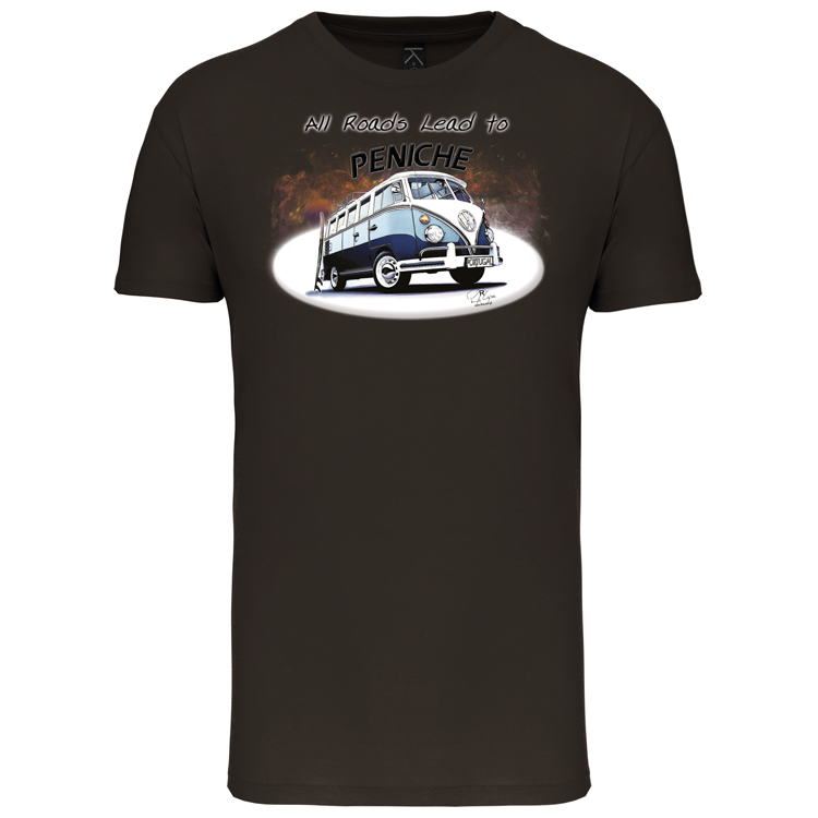 T-Shirt Algodão Biológico All Roads Lead to Peniche