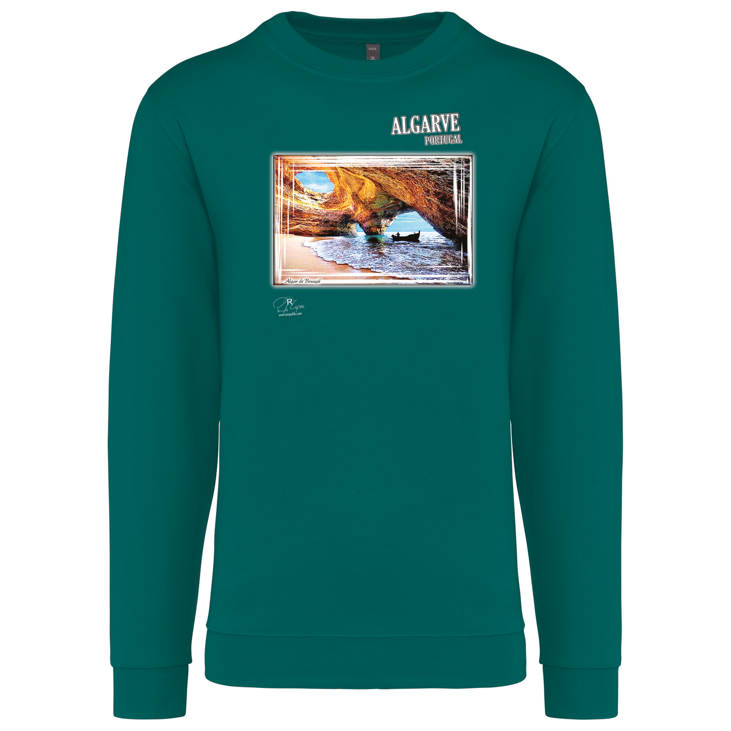 Sweatshirt Kariban sem Capuz Algar de Benagil