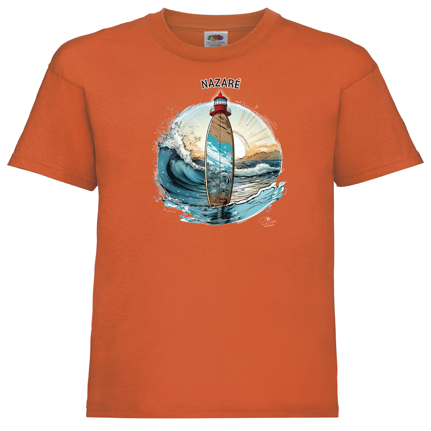 T-shirt Fruit of the Loom Kids Sol Nazaré