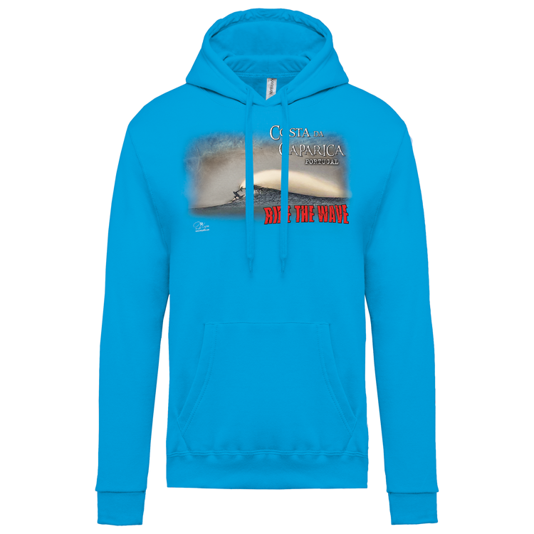 Sweatshirt Kariban com Capuz Ride the Wave Caparica