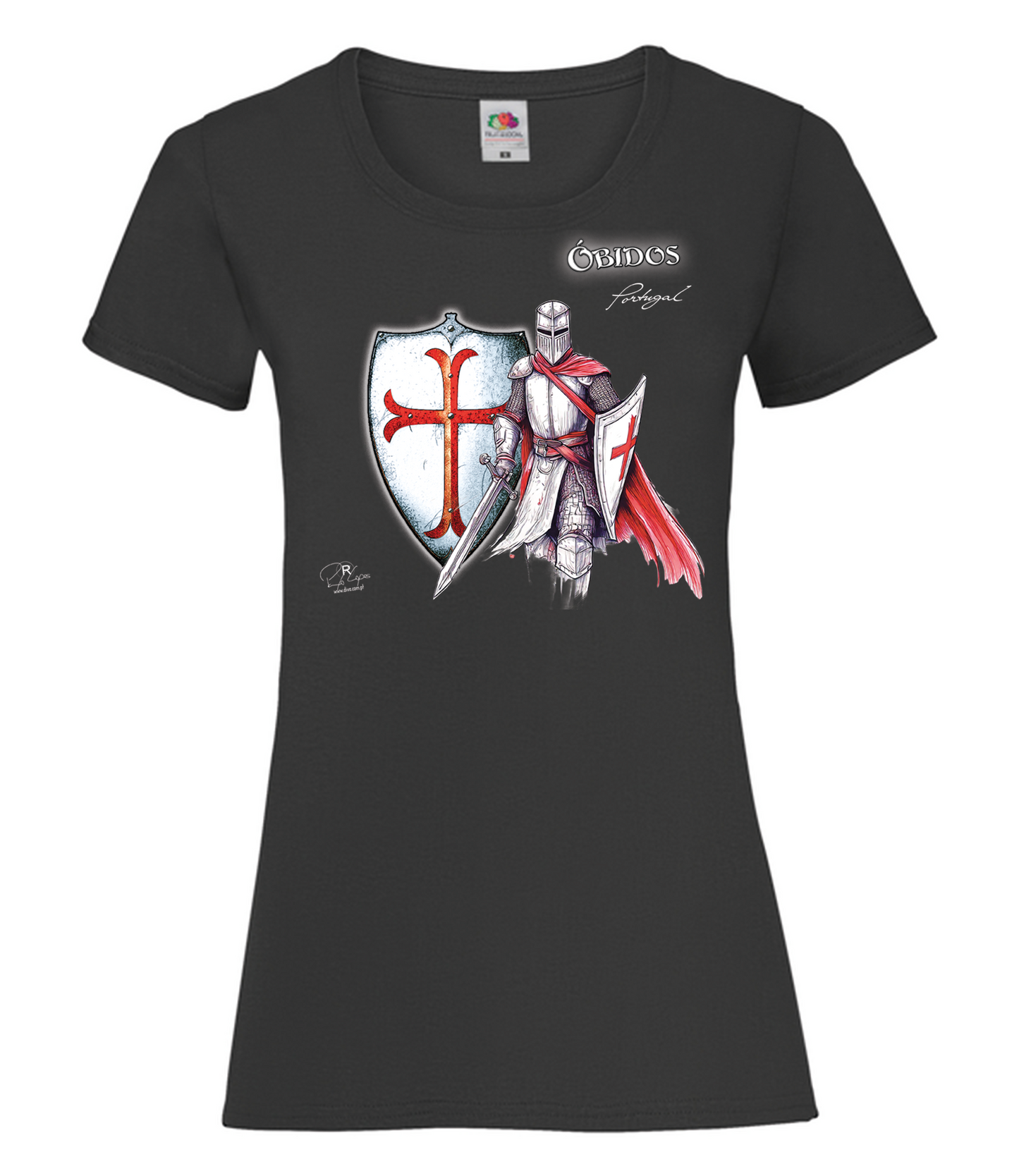 T-shirt Senhora Templário Óbidos