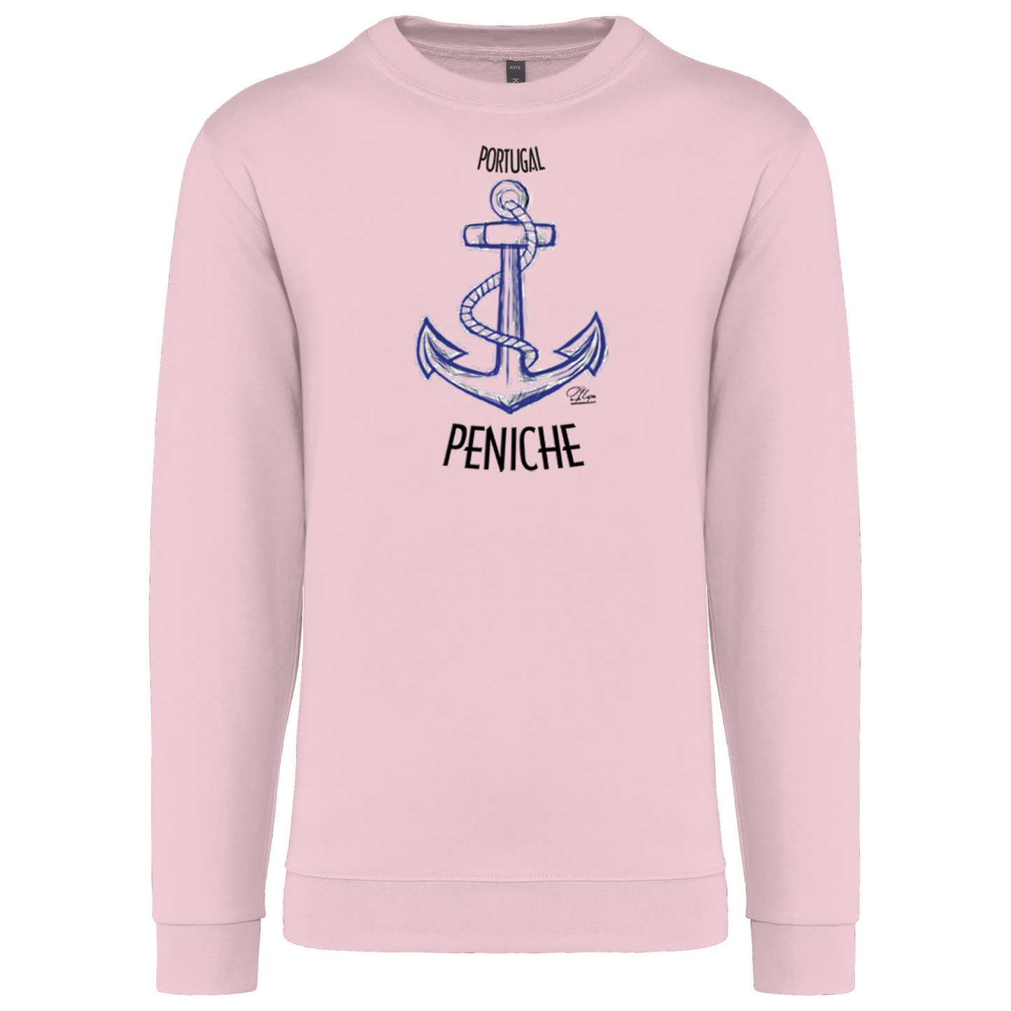 Sweatshirt Kariban sem Capuz Âncora Peniche
