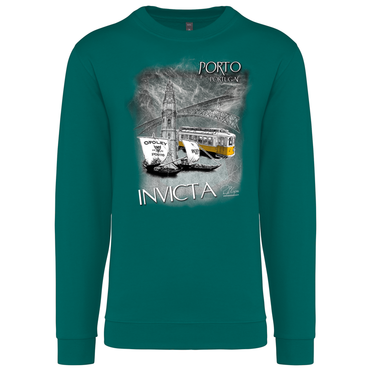 Sweatshirt Kariban sem Capuz Invicta
