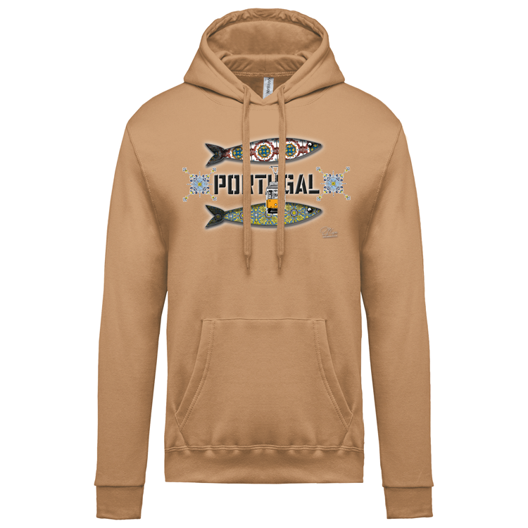 Sweatshirt Kariban com Capuz Duas Sardinhas Coimbra